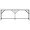 vidaXL Console Table Grey Sonoma 200x29x75 cm Engineered Wood