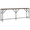 vidaXL Console Table Brown Oak 200x29x75 cm Engineered Wood