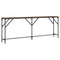 vidaXL Console Table Brown Oak 200x29x75 cm Engineered Wood