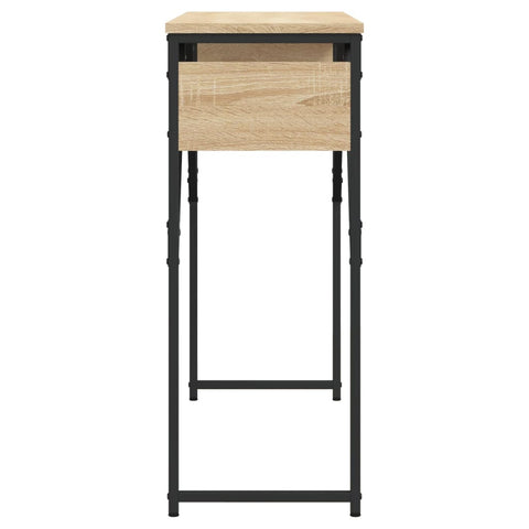 vidaXL Console Table with Shelf Sonoma Oak 105x30x75cm Engineered Wood