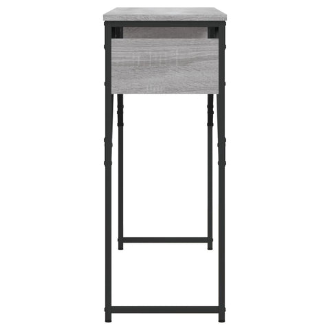 vidaXL Console Table with Shelf Grey Sonoma 105x30x75cm Engineered Wood