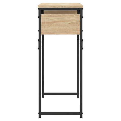 vidaXL Console Table with Shelf Sonoma Oak 75x30x75cm Engineered Wood