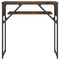 vidaXL Console Table with Shelf Smoked Oak 75x30x75cm Engineered Wood