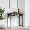 vidaXL Console Table with Shelf Smoked Oak 75x30x75cm Engineered Wood