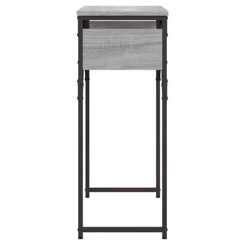 vidaXL Console Table with Shelf Grey Sonoma 75x30x75cm Engineered Wood