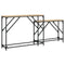 vidaXL Nesting Console Tables 2 pcs Sonoma Oak Engineered Wood