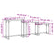 vidaXL Nesting Coffee Tables 3 pcs Sonoma Oak Engineered Wood