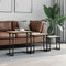 vidaXL Nesting Coffee Tables 3 pcs Sonoma Oak Engineered Wood