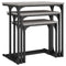 vidaXL Nesting Coffee Tables 3 pcs Grey Sonoma Engineered Wood
