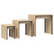 vidaXL Nesting Coffee Tables 3 pcs Sonoma Oak Engineered Wood