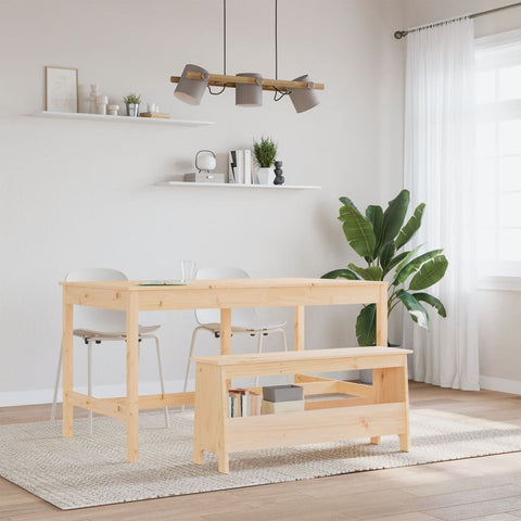 vidaXL Hall Bench 100x28x45 cm Solid Wood Pine