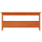 vidaXL Hall Bench Wax Brown 100x28x45 cm Solid Wood Pine