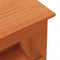 vidaXL Hall Bench Wax Brown 100x28x45 cm Solid Wood Pine