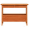 vidaXL Hall Bench Wax Brown 60x28x45 cm Solid Wood Pine