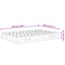 vidaXL Pocket Spring Mattress Medium Firm 140x190 cm