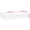 vidaXL Pocket Spring Mattress Medium Firm 100x200 cm