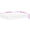 vidaXL Pocket Spring Mattress Medium Firm 140x190 cm
