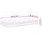 vidaXL Pocket Spring Mattress Medium 90x190 cm Single Size