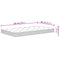 vidaXL Foam Mattress Medium Soft 80x200 cm