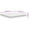 vidaXL Foam Mattress Medium Soft 180x200 cm