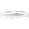 vidaXL Foam Mattress Medium Soft 140x200 cm