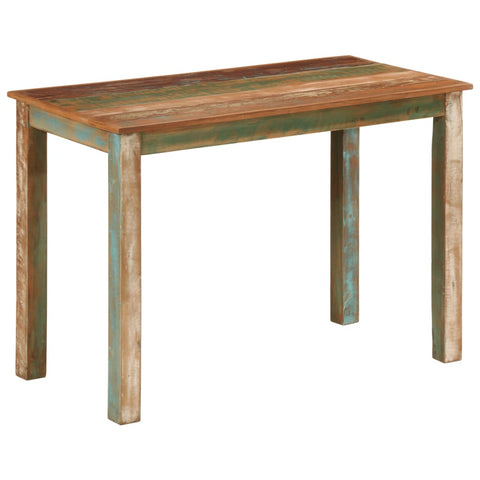 vidaXL Dining Table 110x55x76 cm Solid Wood Reclaimed