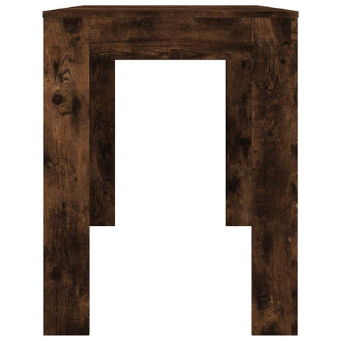 vidaXL Dining Table Smoked Oak 120x60x76 cm Engineered Wood