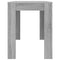 vidaXL Dining Table Grey Sonoma 120x60x76 cm Engineered Wood