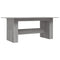 vidaXL Dining Table Grey Sonoma 180x90x76 cm Engineered Wood