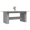 vidaXL Dining Table Grey Sonoma 180x90x76 cm Engineered Wood