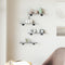vidaXL Wall Shelves 4 pcs Grey Sonoma 40x10x1.5 cm Engineered Wood
