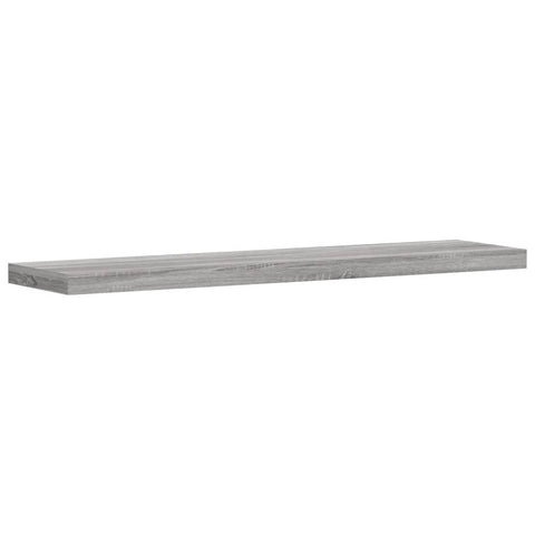 vidaXL Wall Shelves 4 pcs Grey Sonoma 40x10x1.5 cm Engineered Wood