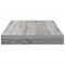 vidaXL Wall Shelves 4 pcs Grey Sonoma 40x10x1.5 cm Engineered Wood