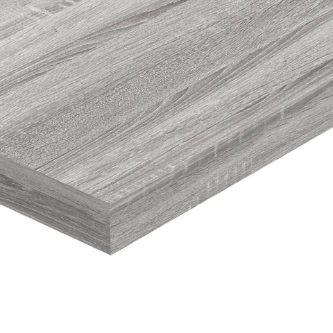 vidaXL Wall Shelves 4 pcs Grey Sonoma 40x10x1.5 cm Engineered Wood