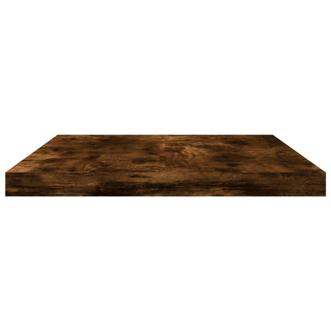 vidaXL Wall Shelves 4 pcs Smoked Oak 40x20x1.5 cm Engineered Wood
