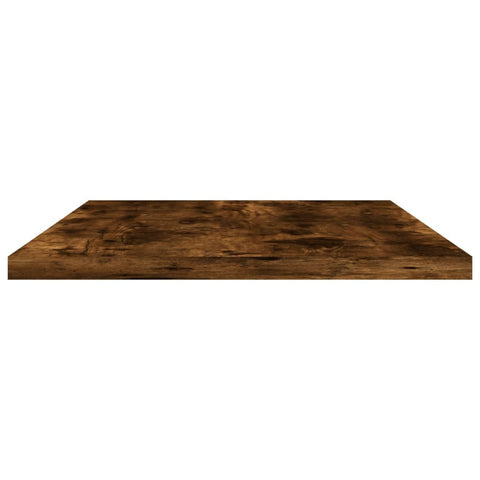 vidaXL Wall Shelves 4 pcs Smoked Oak 60x20x1.5 cm Engineered Wood