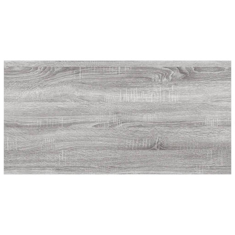 vidaXL Wall Shelves 4 pcs Grey Sonoma 60x20x1.5 cm Engineered Wood