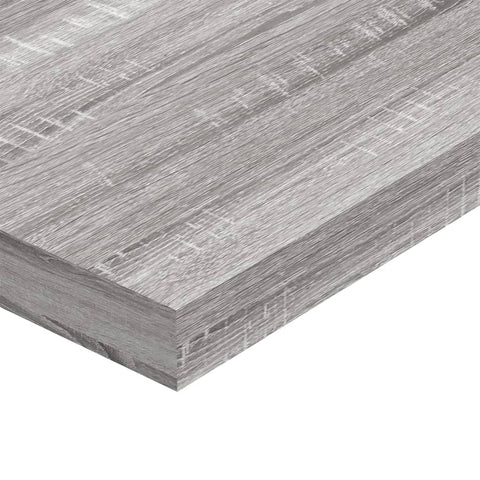 vidaXL Wall Shelves 4 pcs Grey Sonoma 100x10x1.5 cm Engineered Wood