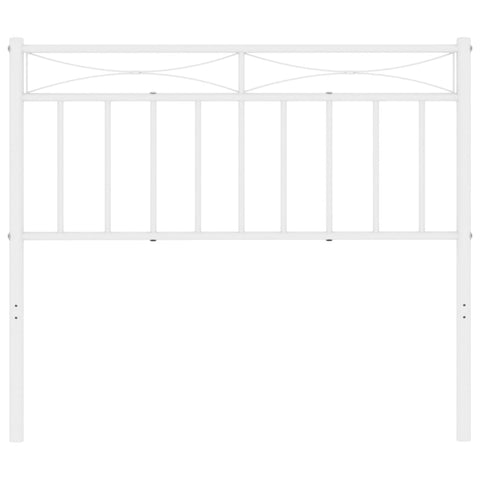 vidaXL Metal Headboard White 107 cm