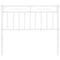vidaXL Metal Headboard White 107 cm