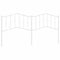 vidaXL Metal Headboard White 193 cm