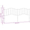 vidaXL Metal Headboard White 193 cm
