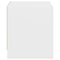 vidaXL Bedside Cabinet with Glass Door White 35x37x42 cm