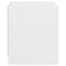 vidaXL Bedside Cabinets with Glass Doors 2 pcs White 35x37x42 cm