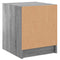vidaXL Bedside Cabinet with Glass Door Grey Sonoma 35x37x42 cm