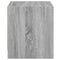 vidaXL Bedside Cabinets with Glass Doors 2 pcs Grey Sonoma 35x37x42 cm