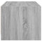 vidaXL Coffee Table with Glass Doors Grey Sonoma 68x50x42 cm