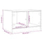 vidaXL Coffee Table with Glass Doors Grey Sonoma 68x50x42 cm