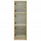 vidaXL Highboard with Glass Doors Sonoma Oak 35x37x109 cm
