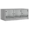 vidaXL Coffee Table with Glass Doors Grey Sonoma 102x50x42 cm